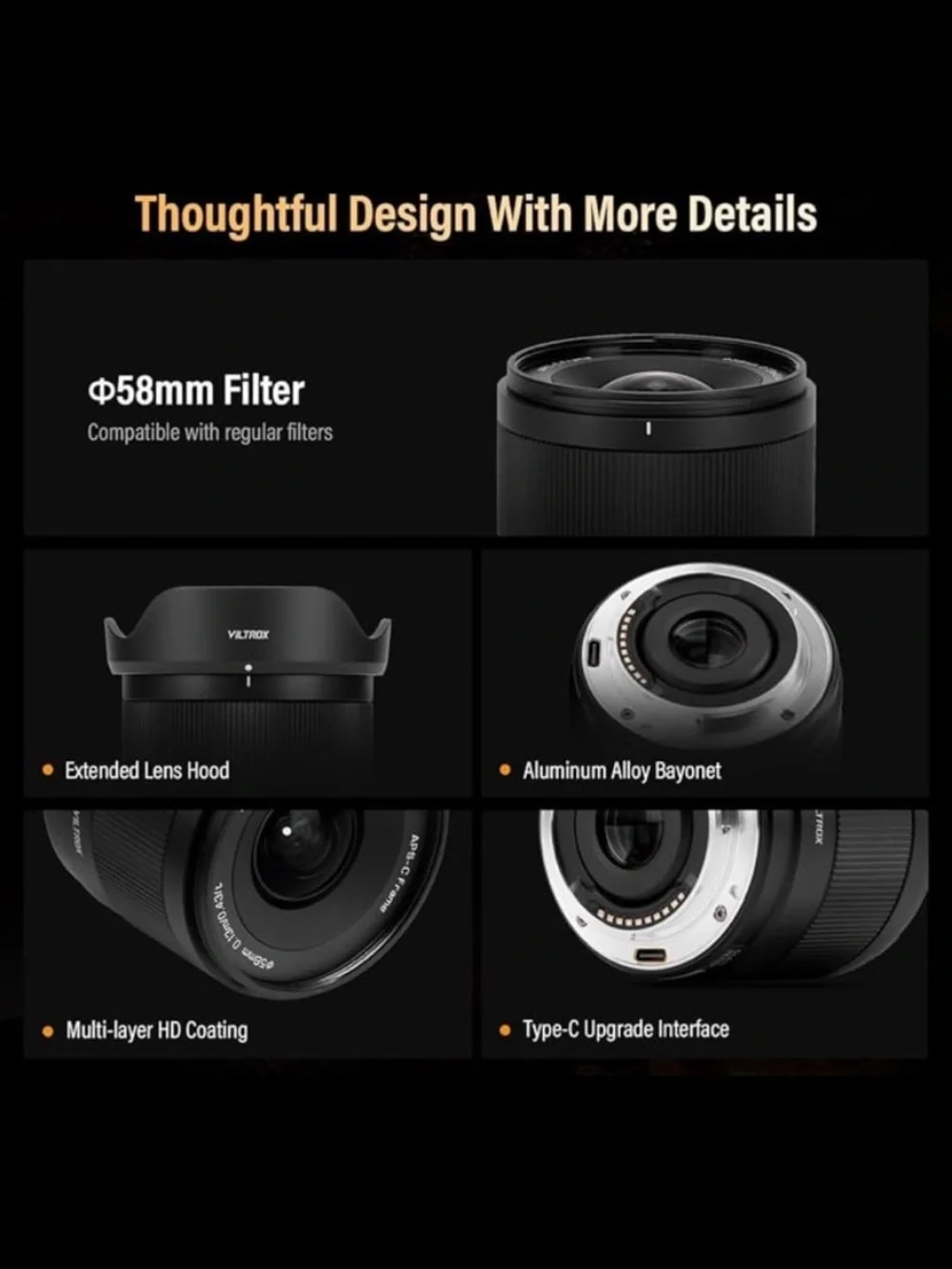 New! VILTROX AF 9mm F2.8 Air E-Mount APS-C STM Lens,Ultra-Wide Lightweight.